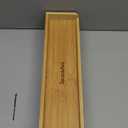 SpaceAid 30" Wide Kitchen Shelf Organizer for Stove, Magnetic Bamboo Spices Shelf for Home Stove Kitchen Storage Organization (Fit for Flat Top Only, 2-Tier)