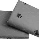 SincoPet Washable Pee Pads for Dogs + Free Puppy Grooming Gloves/Quilted, Fast Absorbing Machine Washable Dog Whelping Pad/Waterproof Puppy Training Pad/Housebreaking Absorption Pads (24x36 Inch (Pack of 4))