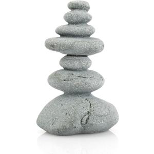 Aquarium Decor,7-Stone Mini Stacked Zen Rock Stone Decor Balanced Stones Cairn Statue for Garden, Fish Tank, and Micro Landscape (3.7" H)