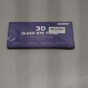 Weighted Eye Mask for Sleeping - Sleep Mask for Women & Men, Blackout 3D Contoured Sleeping Mask for Side Sleeper, Zero Pressure Soft Night Eye Cover with Adjustable Strap for Travel, Gray (1 Count (Pack of 1))