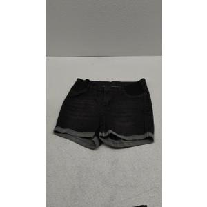 makemechic women's mate. jean shorts black no pockets. (M)