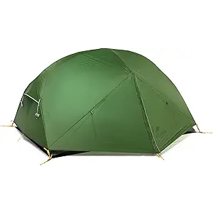 Naturehike Mongar 2 Person Backpacking Tent, 3 Season Ultralight Lightweight 2 Person Tent, Double Layer Free Standing Tents for Camping Hiking Cycling