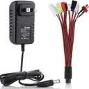 RC Battery Charger for 4.8V 7.2V 8.4V 9.6V NiMH/NiCD Battery Pack, RC Car Charger for Traxxas Battery 2.4V-12V Battery Pack, 2-10