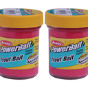 Berkley PowerBait Trout Bait - Fluorescent Red , 2 Packs