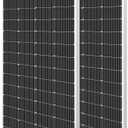 Renogy 400 Watt Solar Panel 12 Volt, 2PCS 200W Solar Panels High Efficiency Monocrystalline PV Module for RV Marine Rooftop Farm Battery and Other Off-Grid Applications
