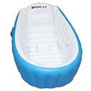Inflatable Baby Bathtub, Kid Infant Toddler Infant Newborn Inflatable Foldable Shower Pool (Blue)