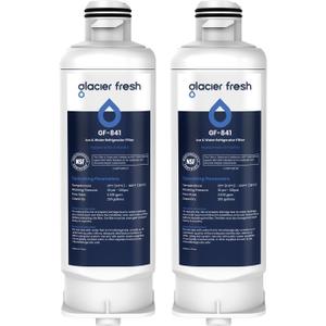GLACIER FRESH Replacement for DA97-17376B Refrigerator Water Filters, HAF-QIN, HAF-QIN/EXP, DA97-08006C, RF23M8070SG, RF23M8070SR, RF23M8090SG, RF23M8090SR, RF23M8570SR, RF23M8590SG (2 Pack)
