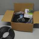 124FT Drip Irrigation System with LCD Timer, Automatic Watering System Kits,1/2 Inch Hose 1/4 Inch Distribution Tubing 3 Sprayer Types, for Garden, Greenhouse, Garden, Lawn