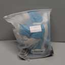 AOFITEE Fullbody Dog Coat Warm Fleece Dog Jacket, Windproof Dogs Winter Coat with Harness Built in, Reflective Turtleneck Dogs Snowsuit Puffer Jacket, Four Legged Snow Suit for Small Medium Large Pet (Turquoise)