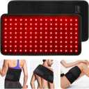 Red Light Therapy for Body, 15.7" x 7.9" Infrared Light Therapy Belt Wrap with Timer for Back Shoulder Waist Knee Pain Relief, 660nm & 850nm Home Red Light Therapy Pad, Improve Inflammation