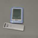 Unni Indoor Outdoor Thermometer Wireless Weather Station, Temperature Humidity Monitor Battery Powered with 330ft Range Remote Sensor and Backlight Display Light Blue