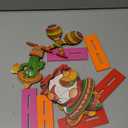 6 Pcs Mexican Table Centerpieces Fiesta Wooden Table Decorations Cinco De Mayo Party Decorations with Base for Mexican Taco Parties Fiesta Farmhouse Kitchen Family Mayo Gift Decor