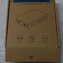 USB 3.0 HDMI KVM Switch 2 Monitors 2 Computers 4K@60Hz, KVM Switches Dual Monitor with 3 USB 3.0 Ports Sharing Keyboard and Mouse, Printer/Scanner, Desktop Controller, EDID Compatible