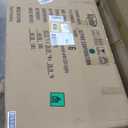 Alpine Corporation | 40" 4-Tier Rock Floor Fountain with Cascading Water & White LED Lights, Tranquil Outdoor Water Feature for Garden, Patio, Yard & Deck, Light Gray