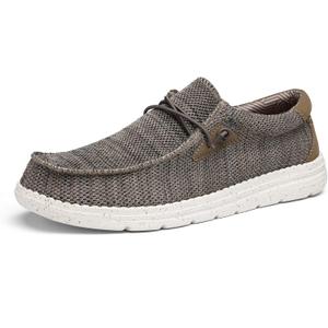 Bruno Marc Men's Casual Slip-on Loafers Stretch Shoes 1.0 (Brown)