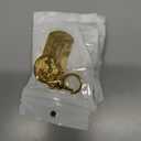 7 x A-Z Stainless Steel Letter Keychain - Alphabet Initial Key Ring for Men Women, Purse or Car Charm