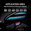 UPLUS YTX4L-BS Motorcycle Battery, EB4-3 12V 3Ah SLA Batteries Maintenance Free Scooter ATV AGM Battery, Replacement for YT4L-BS, AGM12-4, LTX4L-BS, NTX4L-BS, CTX4L-BS, GTX4L-BS, FTX4L-BS