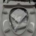 Brondell Bidet Toilet Seat Non-Electric Swash Ecoseat, Fits Elongated Toilets, White - Dual Nozzle System, Ambient Water Temperature - Bidet with Easy Installation