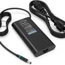 130W AC Adapter Compatible with Dell Inspiron 16 Plus 7640 7620 7630 Business Laptop/Inspiron 14 16 Plus 7420 7430 7510/Replacement for Dell XPS 15 17 9730 9640 1meter 3 Prong US Power Cord