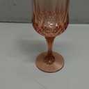 XUWAIDSGN 7oz Plastic Vintage Rose Gold Drinking Glasses Pink Wine Glasses Unbreakable Wedding Glassware Crystal Water Goblets Reusable Drinkware Vintage Champagne Flutes (16, Rose Gold)