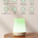 Baby Sound Machine, Momcozy White Noise Machine for Baby Sleeping with Night Light, Toddler Sleep Trainer with 34 Soothing Sounds, Timer, App Remote Control, Personal Sleep Routine(Wood Grain)