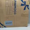 Amazon Basics 3-Speed Box Fan for Bedroom, Portable with Carry Handle, Powerful Airflow, 5 Blades, Lightweight Design, 67 Watts, 20-Inch, Black, 6.8"D x 20.86"W x 21.33"H