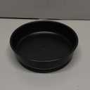 VAEHOLD Lazy Susan Stainless Steel Spice Rack Turntable for Pantry Cabinet - Decorative Trays Storage Containers Organizer for Kitchen Cabinet, Snacks, Bathroom (7 1/2 inches) (7 1/2'' Black)