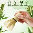 LemonRoad 12 Pcs Matcha Whisk Bulk 100 Prong Bamboo Whisk for Matcha Powder Traditional Japanese Chasen Handcrafted Organic Bamboo Stirrer Mixer Brush Authentic Ceremonial Tea Preparation Starter