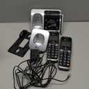 AT&T BL102-2 DECT 6.0 2-Handset Cordless Phone for Home with Answering Machine, Call Blocking, Caller ID Announcer, Audio Assist, Intercom, and Unsurpassed Range, Silver/Black