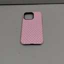 Magnetic for iPhone 15 Pro Max Case Cute Polka Dot Phone Case, Shockproof Slim TPU and Hard PC Protective Phone Cover Compatible with MagSafe Designed for Women Girls, Pink