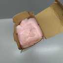 Throw Pillow Covers Decorative Faux Fur Set of 2 18x18 Inch Pillow Covers, Soft Pink Striped Pillowcases for Couch Sofa Bed Living Room, Fluffy Cute Home Boho Accent Fuzzy Decor