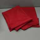 sancua 2 Pack Round Tablecloth 60 Inch Red, Stain and Wrinkle Resistant Table Cloth - Washable Polyester Table Cover for Dining Tables, Buffet Parties and Camping