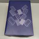 WIBIMEN Large Ice Cube Molds, Big Round Whiskey Ice Cube Trays for Freezer, Easy to Fill & Release, Whiskey Bourbon Cocktail(2.5In*8 Balls- Blue/2 Pack)