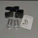 echosari 2 Pack Battery Operated Christmas Lights 16ft Green Wire 50 LED Fairy String Light with Remote, Timer, Dimmable for Xmas Tree Wedding Party Decor (Warm White)