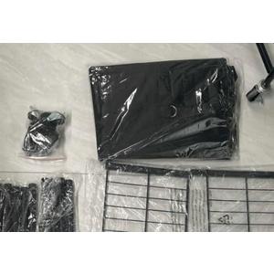 150L Laundry Hamper Screw Parts Kit, Black