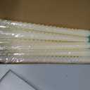 10 Inch 10Pack Ivory Spiral Taper Candle Set Long Buring Time Dripless Candlesticks for Dinner Parties Home Decoration Wedding and Shower