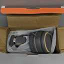 RORSOU R10 Over-Ear Headphones with Microphone, Lightweight Folding Stereo Bass Headset with 1.5M No-Tangle Cord, Portable Wired Headphones for Smartphone Tablet Computer MP3 / 4 (Grey)