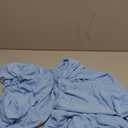 Babenest Baby Blue Cylinder Pedestal Stand Covers Set of 3, Spandex Vintage Round Pedestal Covers, Elastic Cloth Pillar Plinth Cover for Birthday Wedding Party Reception Decoration(Without Stands)