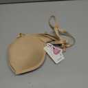 Women's Strapless Bra Push Up-Non Slip Invisible Underwire Low Back Multiway Support Padded Plunge Bra for Comfort Lift (Beige) 38B