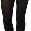 Hanes EcoSmart Women's Same to Waist, Sheer Toe, Blackout Opaque Tights, Large