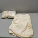 Smiry Velvet Stretch Chair Covers for Dining Room Set of 4, Soft Fit Removable Washable Kitchen Parsons Chair Slipcover Protector, Cream