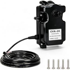 CVA-24T Valve Actuator Replacement for 263045-24VAC, 180 Rotation, 3-Wire 25ft Cable, Compatible with Compool/Ortega/Jandy, Fits 24VAC Control Systems & 2/3-Port Valves