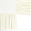 Lush Decor Ruffle Crib Skirt, 16" Drop, Ivory