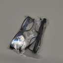 Gaoye +2.75 2-Pack of Reading Glasses - Blue-Light Filter, UV Protection - Readers with Rectangle Frames (Black)