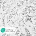 Love's cabin White Full Size Comforter Set - Comforter Set Full, 3 Pieces Cute Floral Bedding Sets for All Seasons,1 Soft Reversible Botanical Flowers Comforter and 2 Pillow Shams
