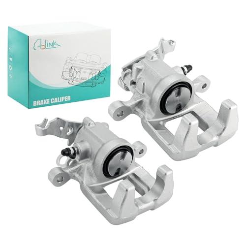 5K0615423 5K0615424 Rear Left Right Disc Brake Caliper Assembly without Bracket For Audi A3 Quattro, Volkswagen Jetta Passat Beetle Eos Golf 2010-2016 19-6384 19-6385 Rear Driver and Passenger Side