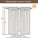 Chyhomenyc Burgundy Sheer Curtains 63 Inches Long 2 Panels Set, Light Filtering Voile Window Drapes for Bedroom Living Room, 42Wx63L Inch, Burgundy, 2PCS
