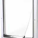 Trixie Pet Products 2-Way Locking Dog Door, Medium to X-Large Dogs, White