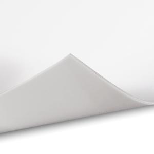 Exactly Rubber - White Silicone Sheet, 60A Durometer Silicone Mat, Food-Grade Rubber Mat with -80 to 450F Temperature Resistance, 400% Elongation, Silicone Placemat Made in The USA, 1/32 x 12 x 18