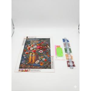 Diamond Bead Art 30x40 Size Flowers in a vase Picture